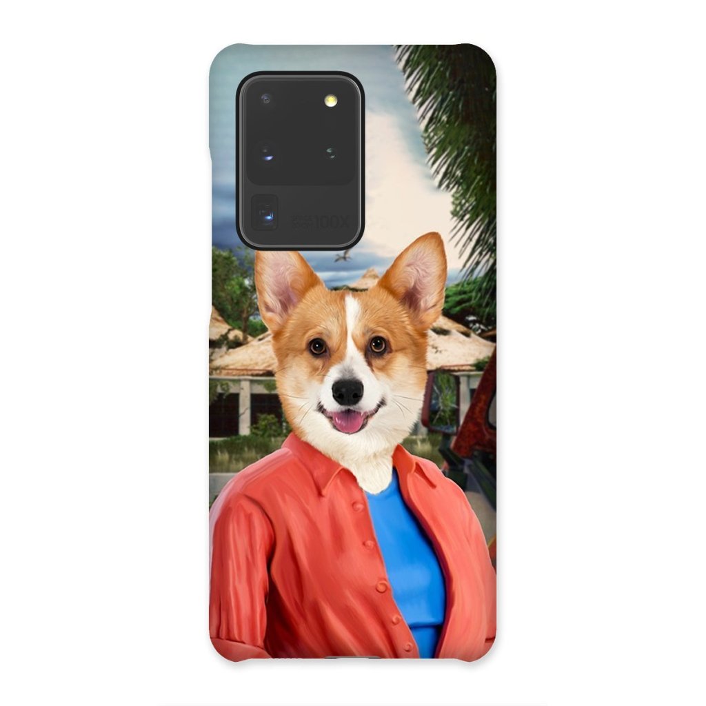 Pet Portraits | The Pawleobotanis (Jurassic Park Inspired): Custom Pet Phone Case | Paw & Glory