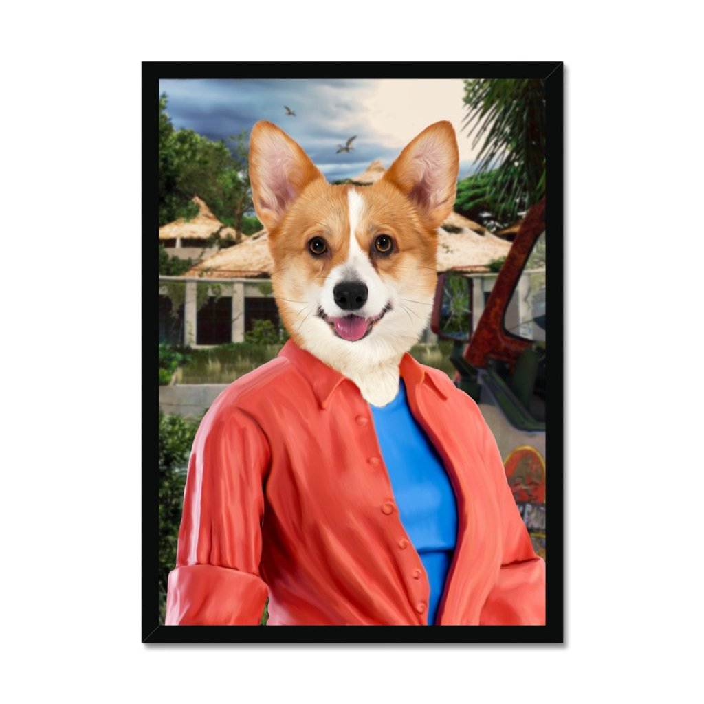 Pet Portraits | The Pawleobotanis (Jurassic Park Inspired): Custom Pet Portrait | Paw & Glory