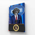 The Pawresident: Custom Pet Canvas