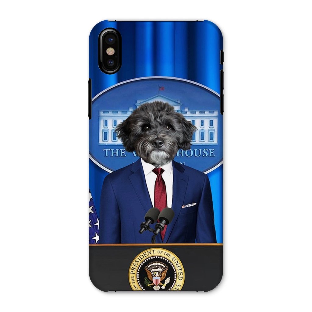 Pet Portraits | The Pawresident: Custom Pet Phone Case | Paw & Glory