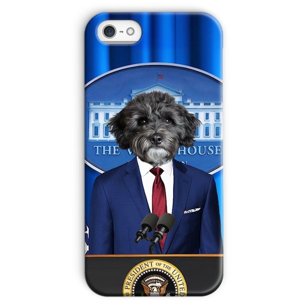 Pet Portraits | The Pawresident: Custom Pet Phone Case | Paw & Glory