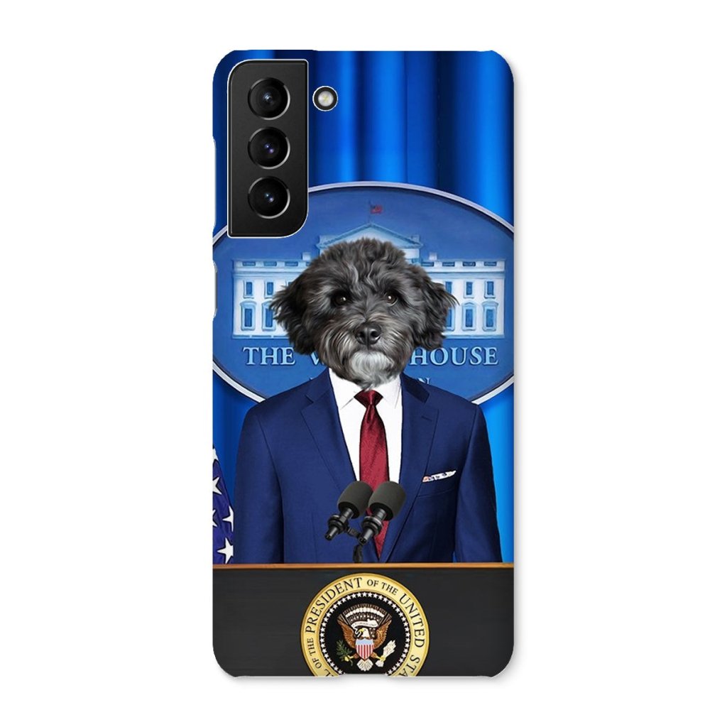 Pet Portraits | The Pawresident: Custom Pet Phone Case | Paw & Glory