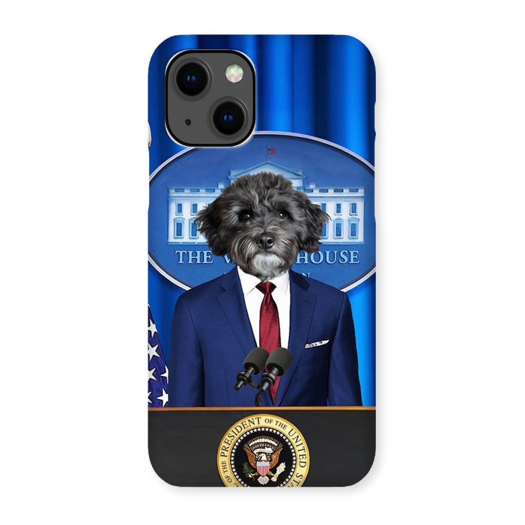 The Pawresident: Custom Pet Phone Case - Paw & Glory - Dog Portraits - Pet Portraits