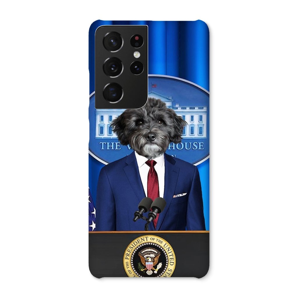 Pet Portraits | The Pawresident: Custom Pet Phone Case | Paw & Glory