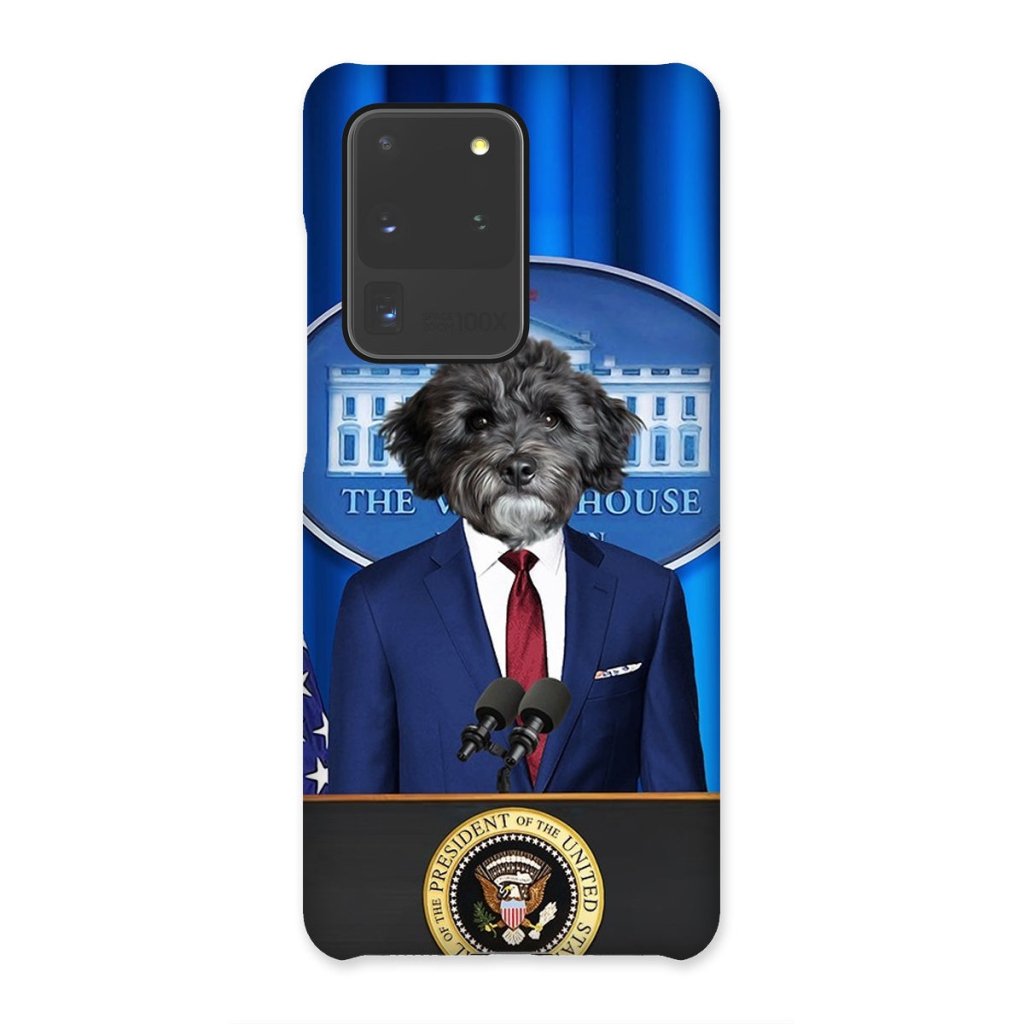 Pet Portraits | The Pawresident: Custom Pet Phone Case | Paw & Glory