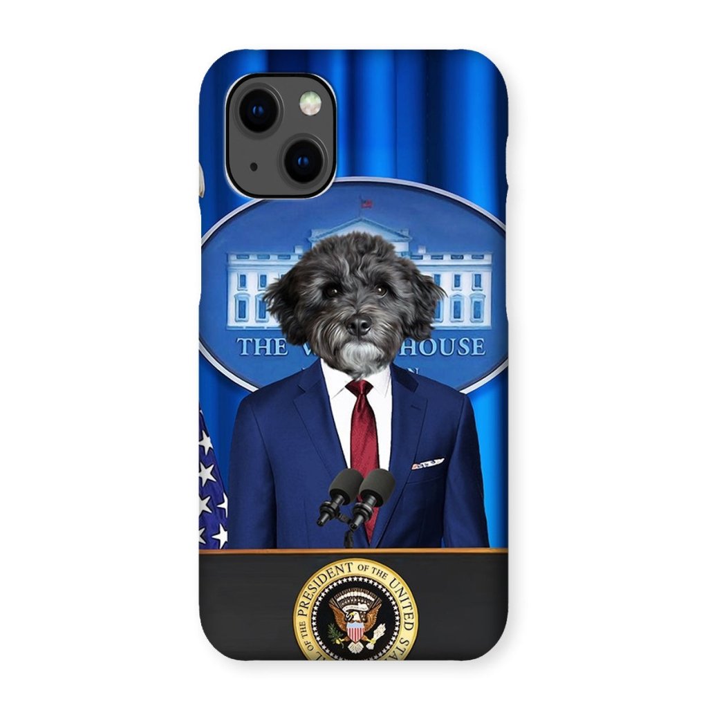 Pet Portraits | The Pawresident: Custom Pet Phone Case | Paw & Glory