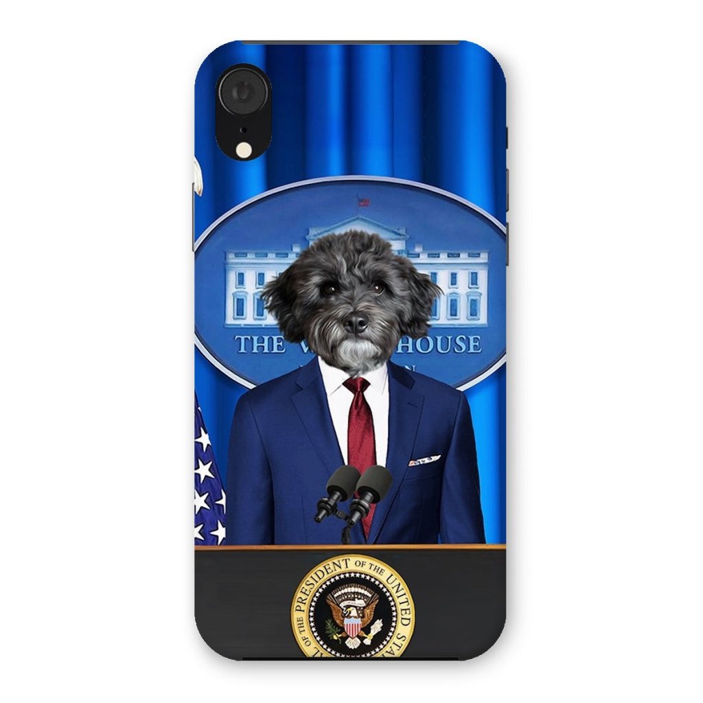 The Pawresident: Custom Pet Phone Case - Paw & Glory - Dog Portraits - Pet Portraits