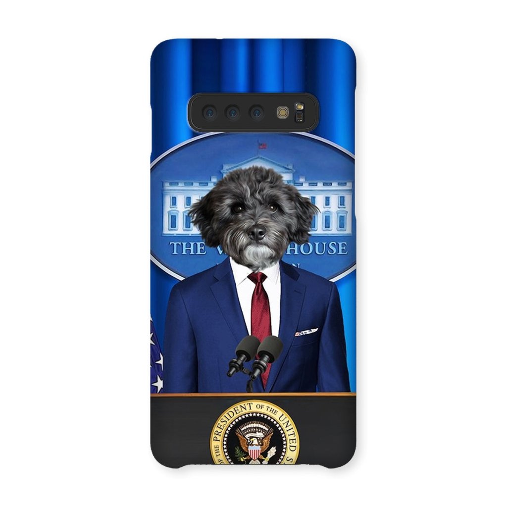 Pet Portraits | The Pawresident: Custom Pet Phone Case | Paw & Glory