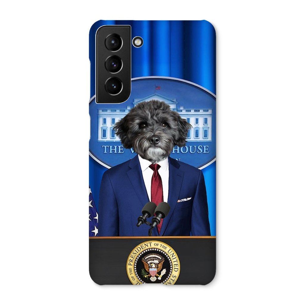Pet Portraits | The Pawresident: Custom Pet Phone Case | Paw & Glory