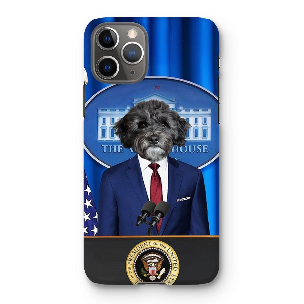 Pet Portraits | The Pawresident: Custom Pet Phone Case | Paw & Glory