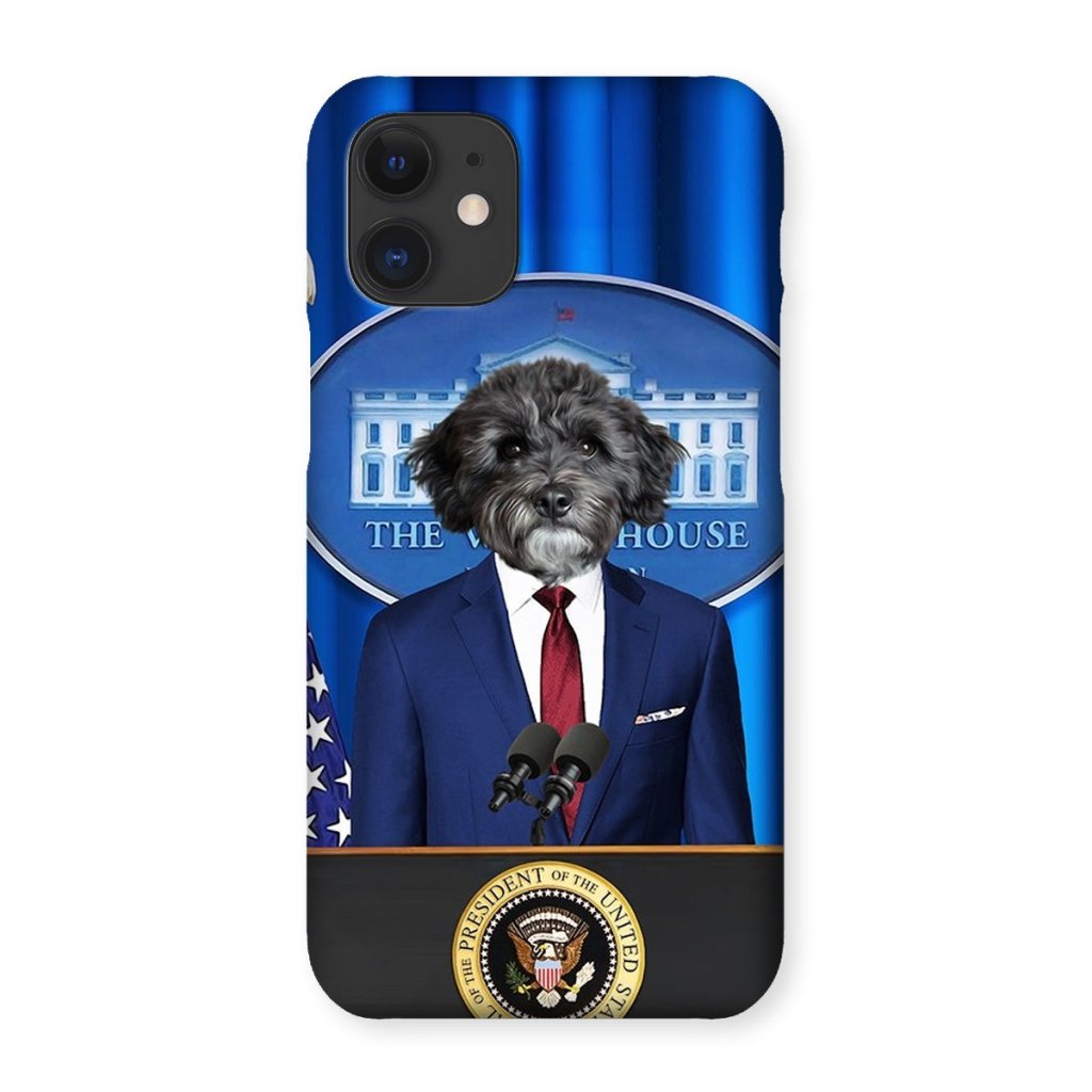 Pet Portraits | The Pawresident: Custom Pet Phone Case | Paw & Glory