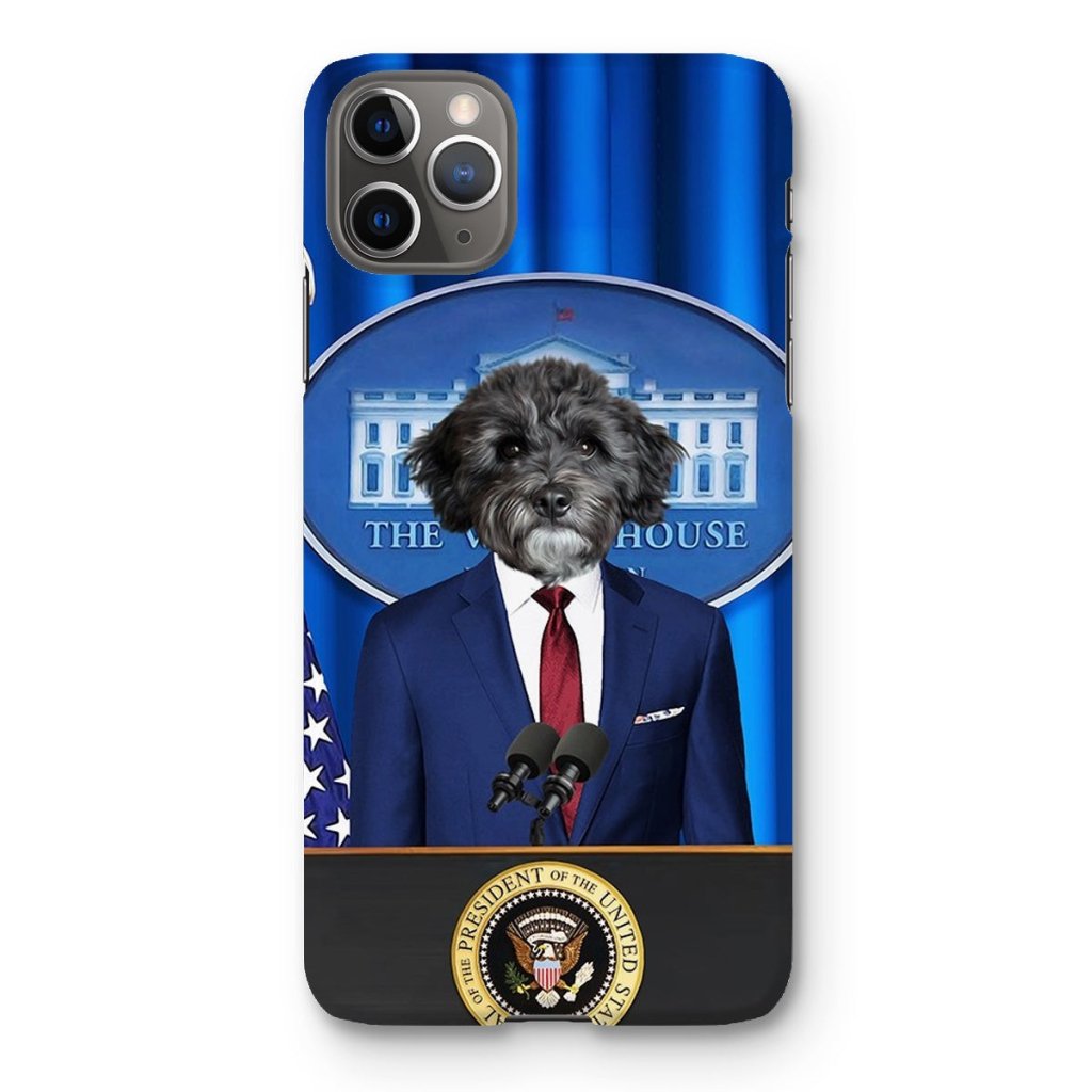 Pet Portraits | The Pawresident: Custom Pet Phone Case | Paw & Glory