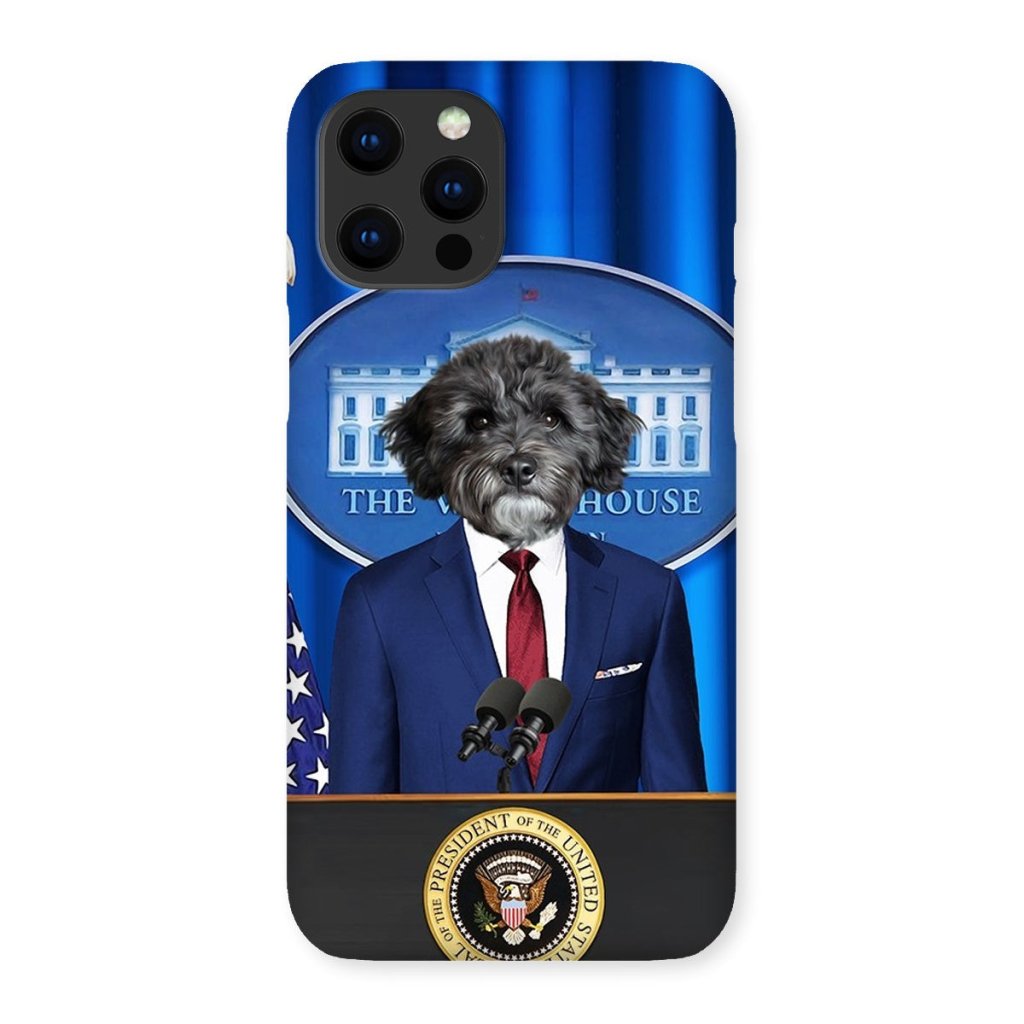 Pet Portraits | The Pawresident: Custom Pet Phone Case | Paw & Glory