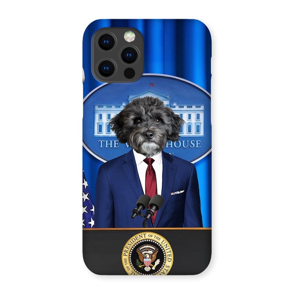 Pet Portraits | The Pawresident: Custom Pet Phone Case | Paw & Glory
