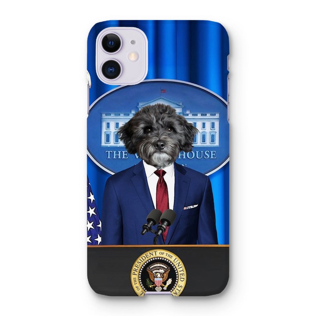 Pet Portraits | The Pawresident: Custom Pet Phone Case | Paw & Glory