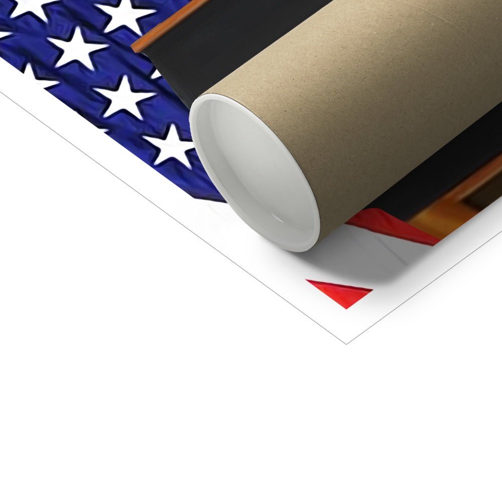 Pet Portraits | The Pawresident: Custom Pet Poster | Paw & Glory