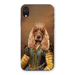 The Pearl Princess: Custom Pet Phone Case - Paw & Glory - Dog Portraits - Pet Portraits