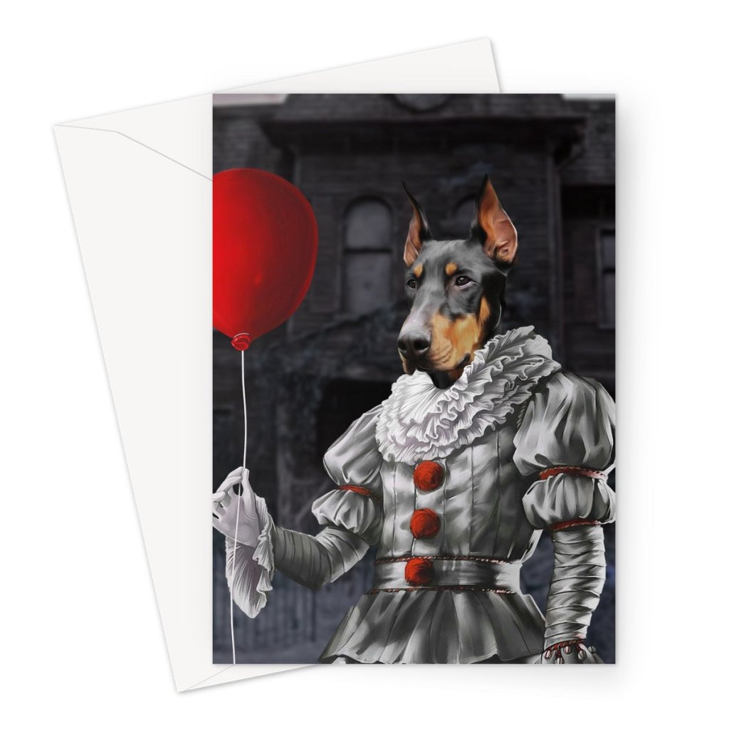 Pet Portraits | The Pennywise: Custom Pet Greeting Card | Paw & Glory