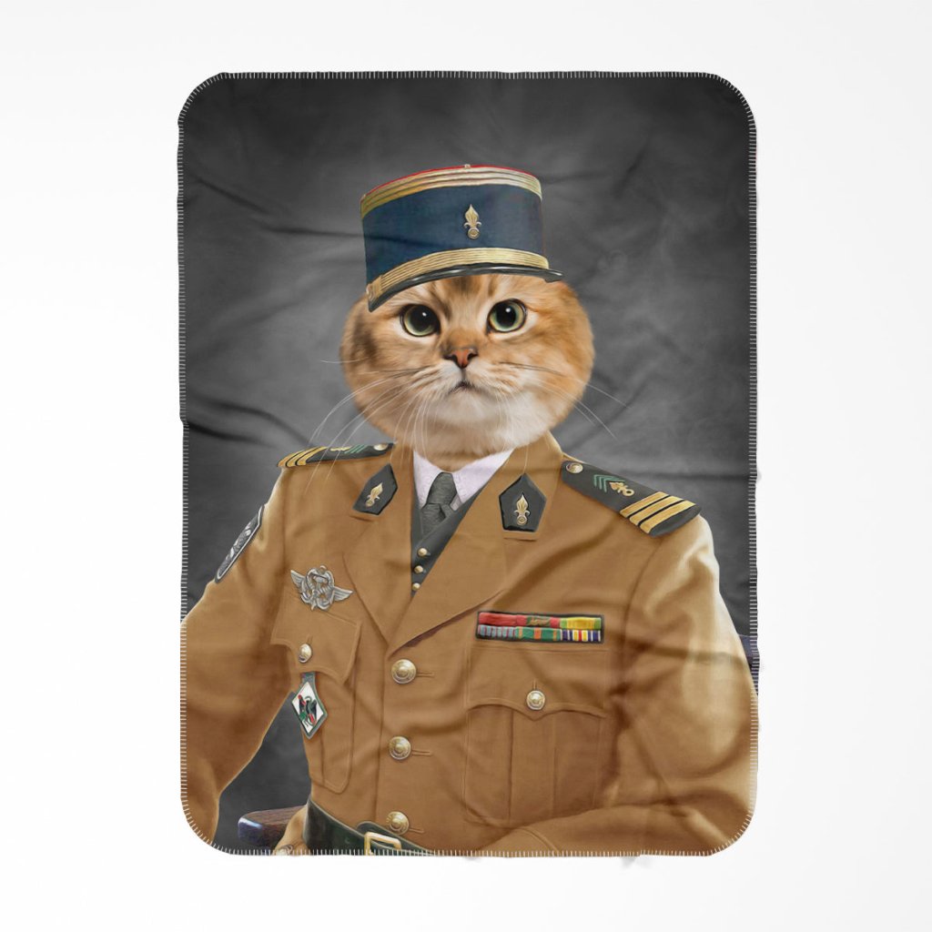Pet Portraits | The Pipe Major: Custom Pet Blanket | Paw & Glory