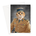 The Pipe Major: Custom Pet Greeting Card