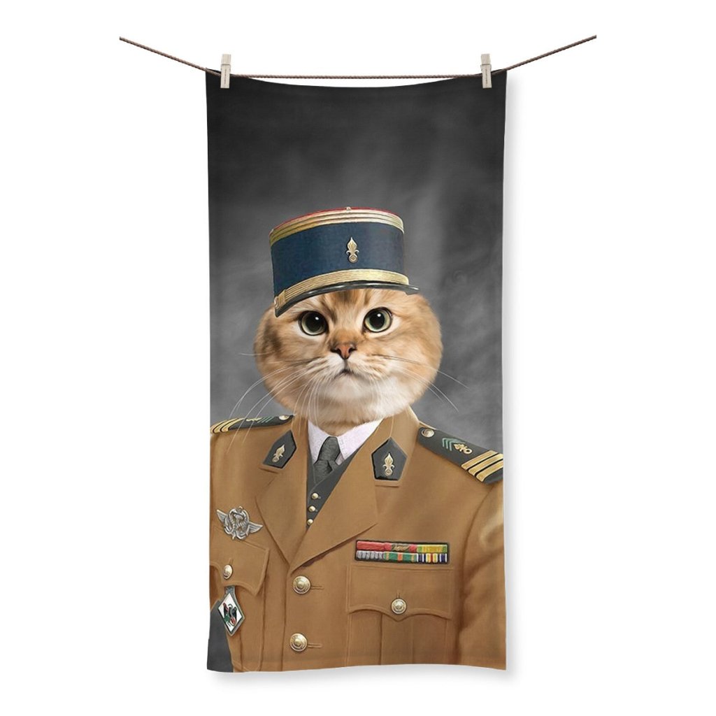 Pet Portraits | The Pipe Major: Custom Pet Towel | Paw & Glory