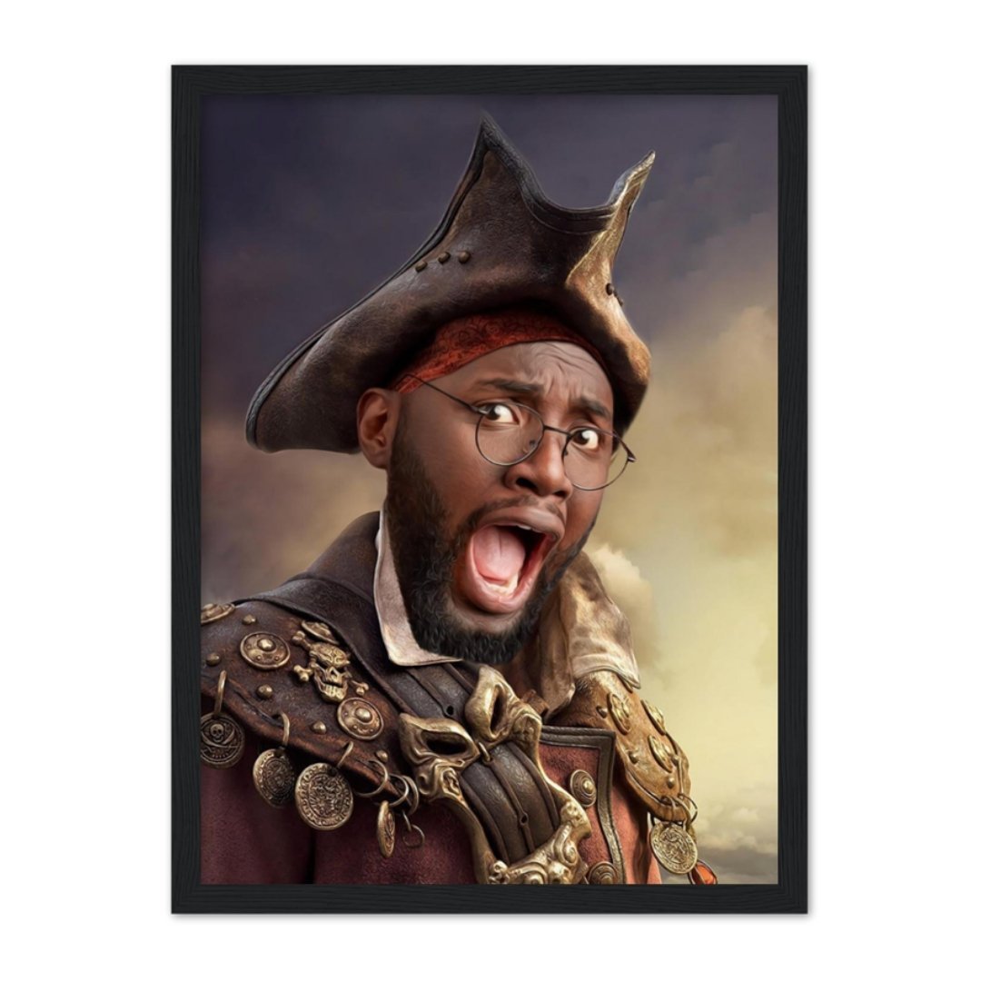 Pet Portraits | The Pirate: Custom Hooman Portrait | Paw & Glory