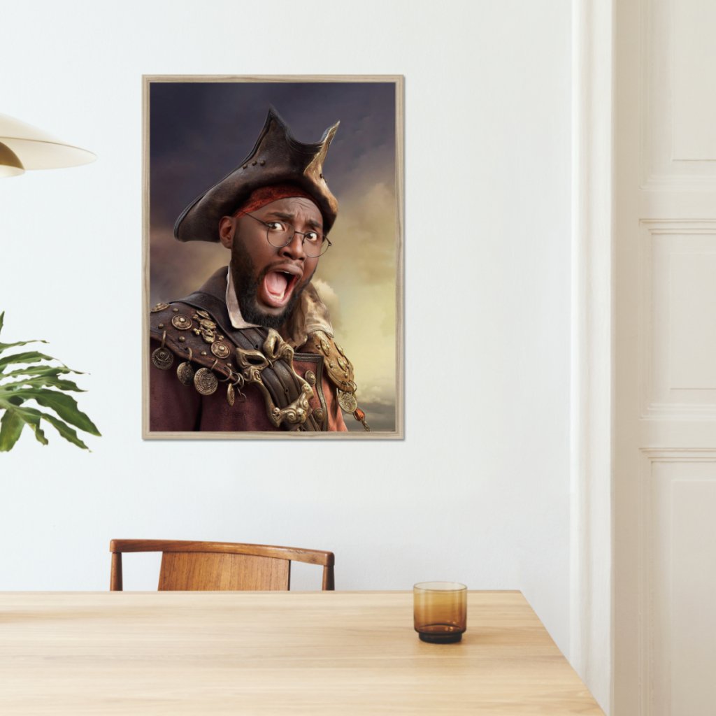 Pet Portraits | The Pirate: Custom Hooman Portrait | Paw & Glory