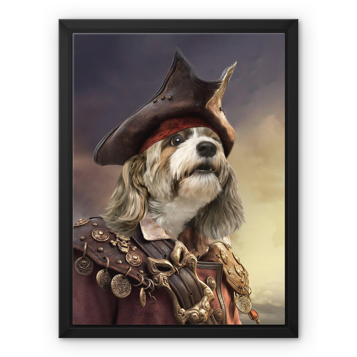Pet Portraits | The Pirate: Custom Pet Canvas | Paw & Glory