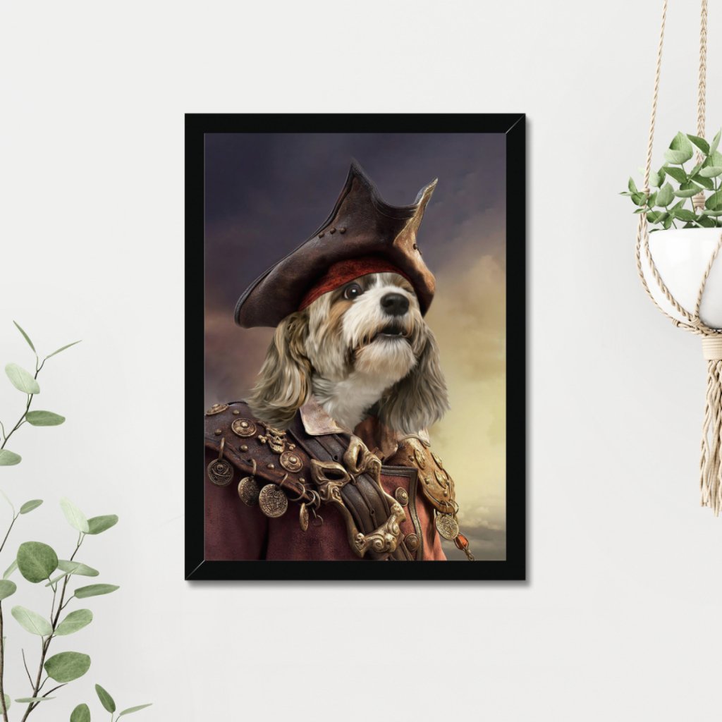 Pet Portraits | The Pirate: Custom Pet Portrait | Paw & Glory