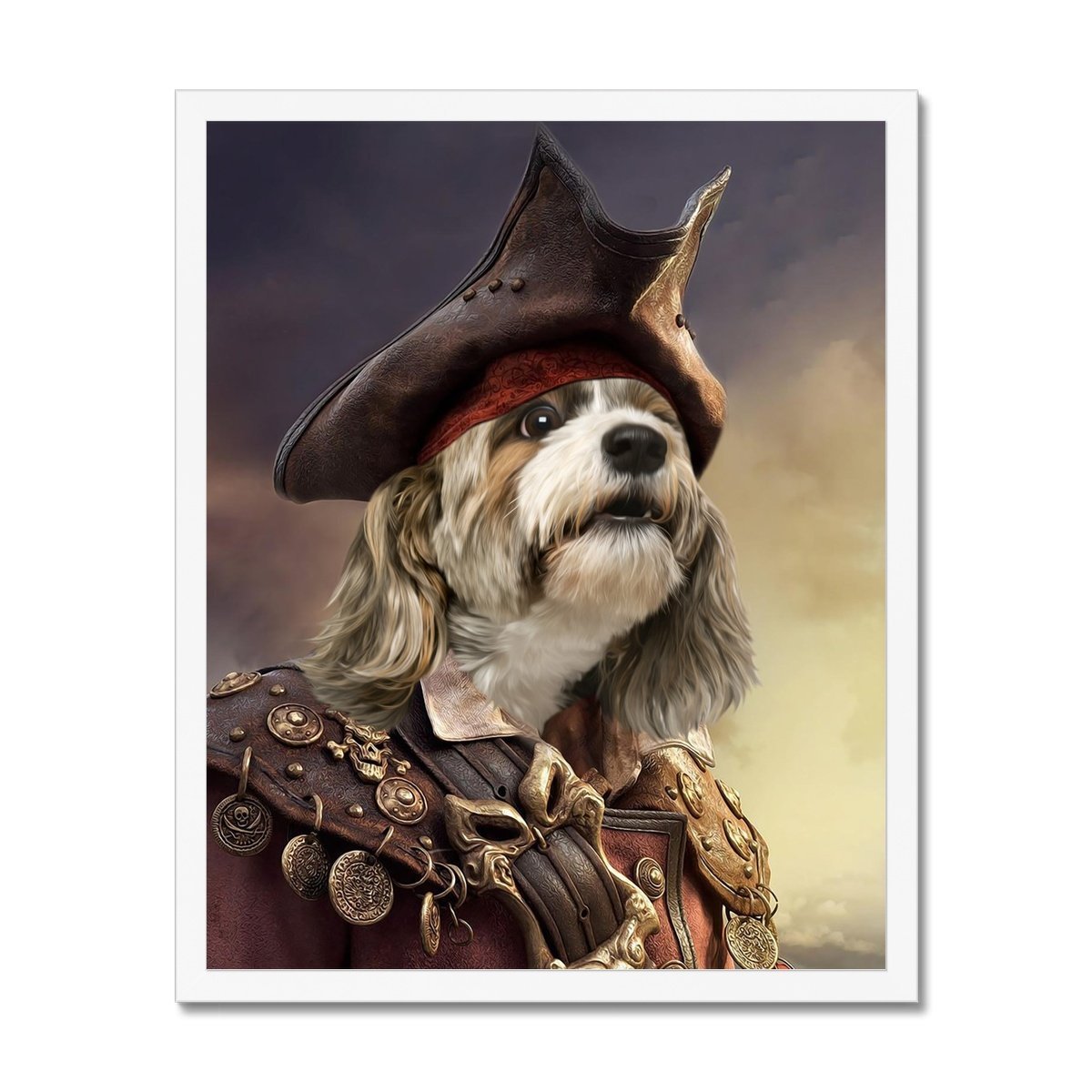 Pet Portraits | The Pirate: Custom Pet Portrait | Paw & Glory