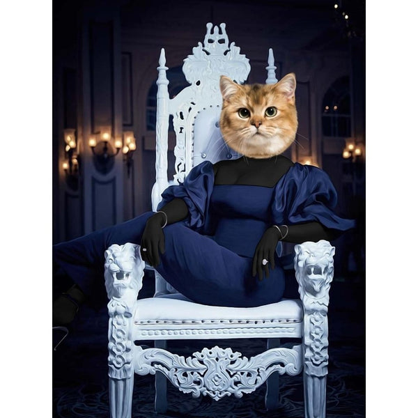Reality Queen Custom Digital Download Pet Portrait | Pet Portrait From Photo | Paw & Glory