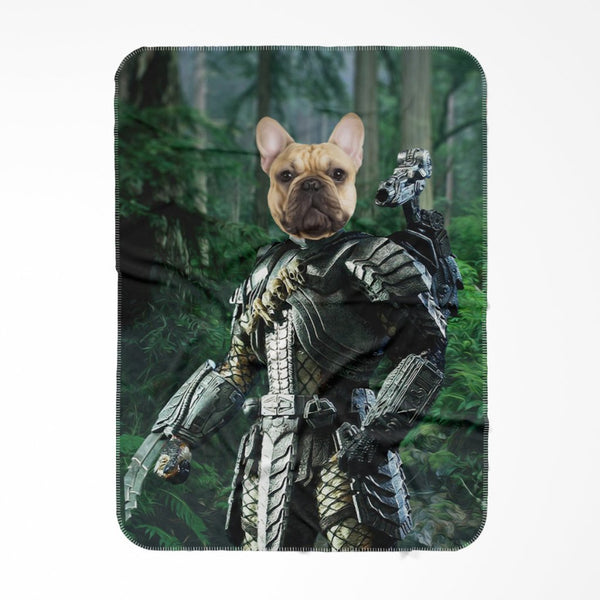 Sci-Fi Hunter Custom Pet Blanket | Pet Lover Gift | Paw & Glory
