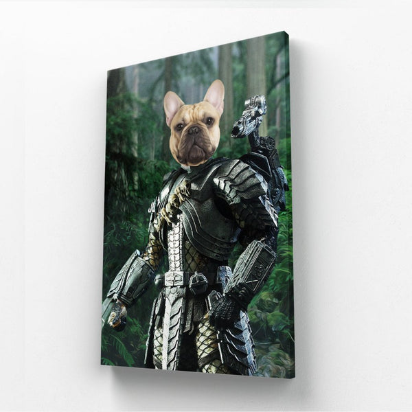 Sci-Fi Hunter Custom Pet Canvas | Custom Pet Canvas | Paw & Glory