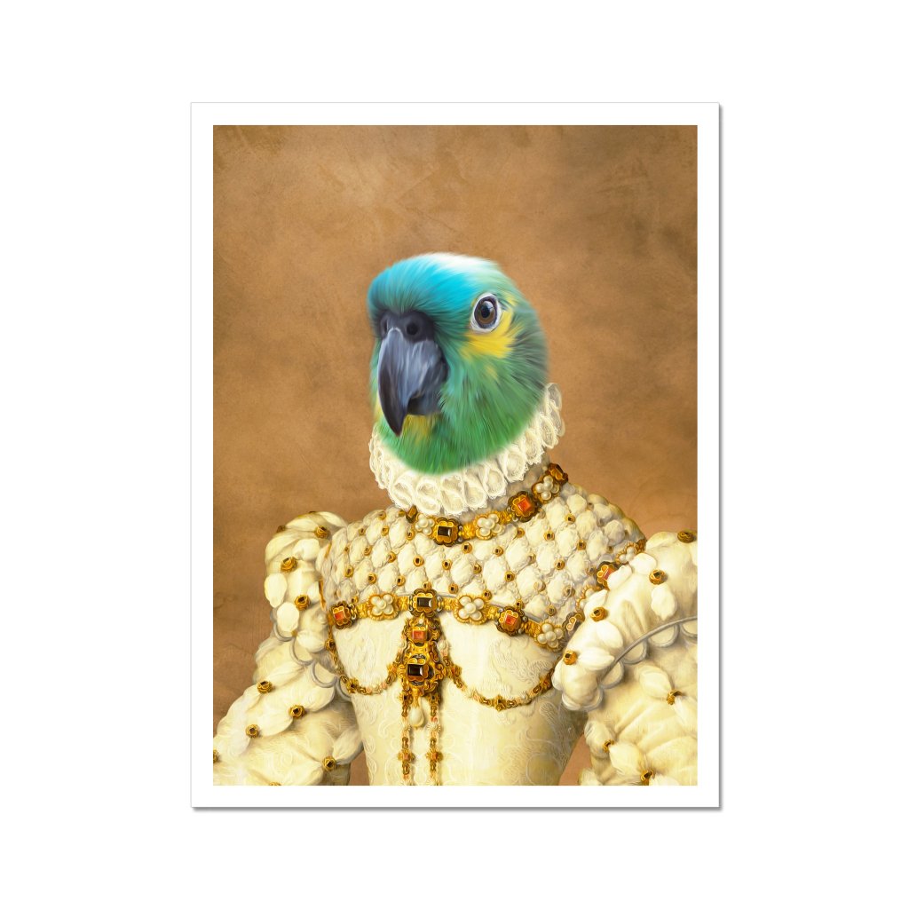 Pet Portraits | The Princess: Animal Art Poster | Paw & Glory