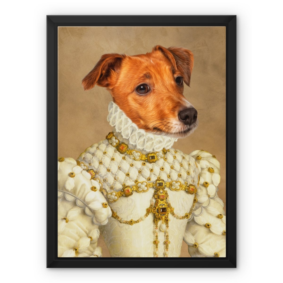 Pet Portraits | The Princess: Custom Pet Canvas | Paw & Glory