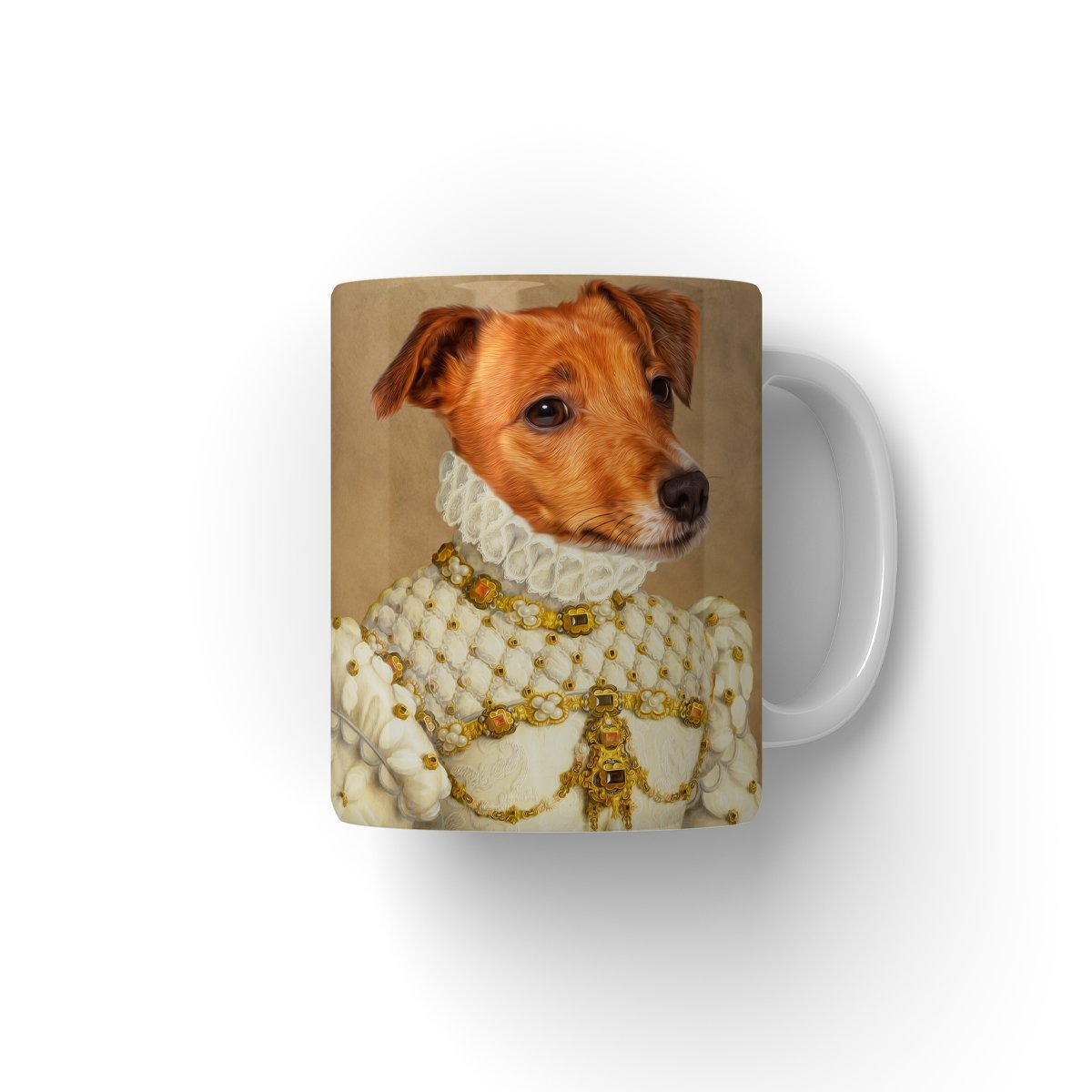 Pet Portraits | The Princess: Custom Pet Coffee Mug | Paw & Glory
