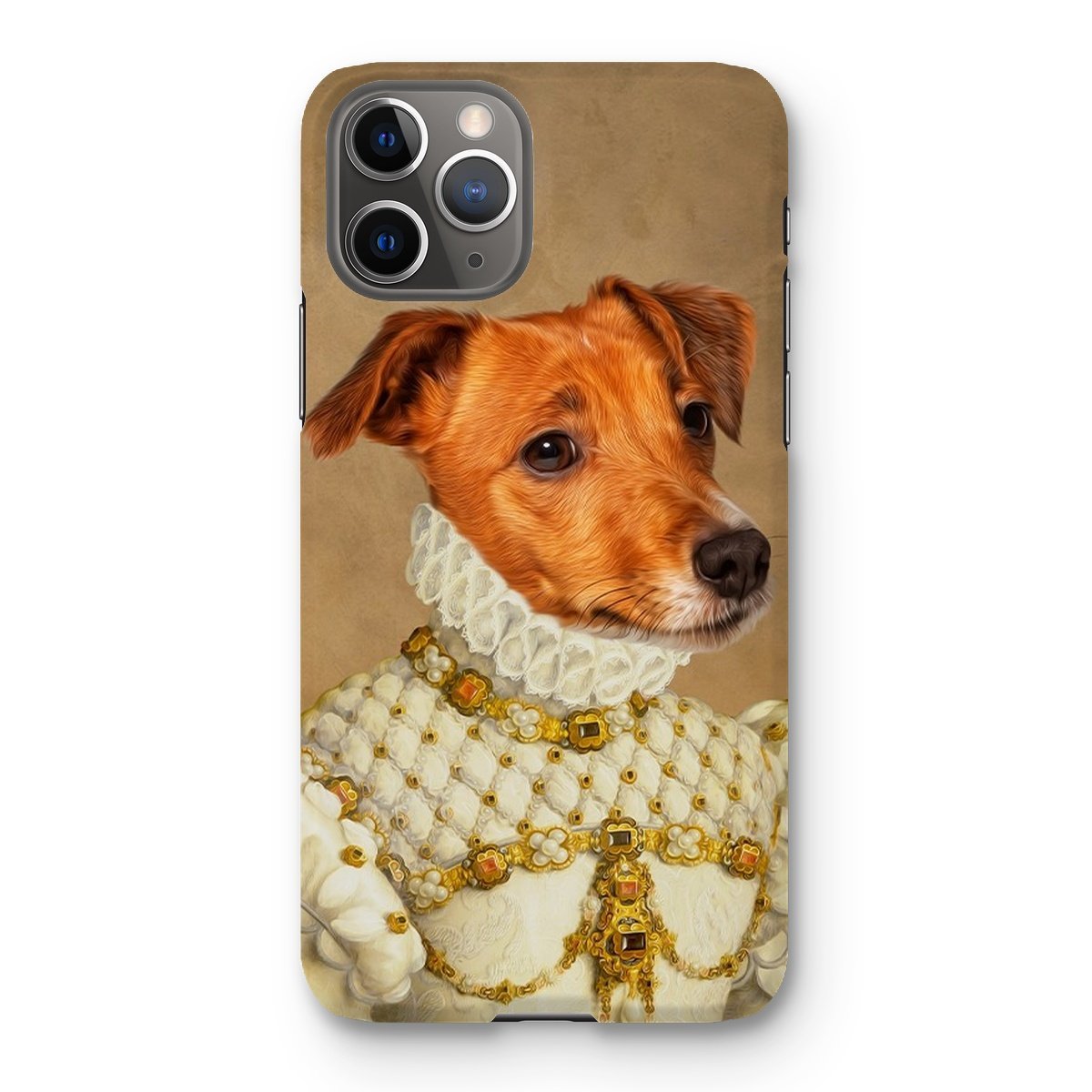 The Princess: Custom Pet Phone Case | royal pet portrait | Paw & Glory