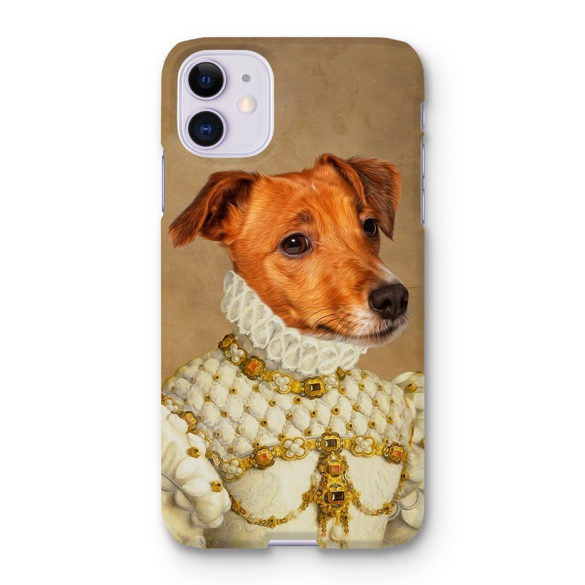 The Princess: Custom Pet Phone Case | royal pet portrait | Paw & Glory