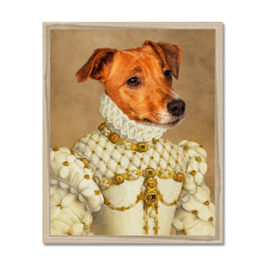 The Princess: Custom Pet Portrait - Paw & Glory - Dog Portraits - Pet Portraits