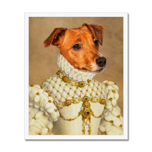 The Princess: Custom Pet Portrait - Paw & Glory - Dog Portraits - Pet Portraits