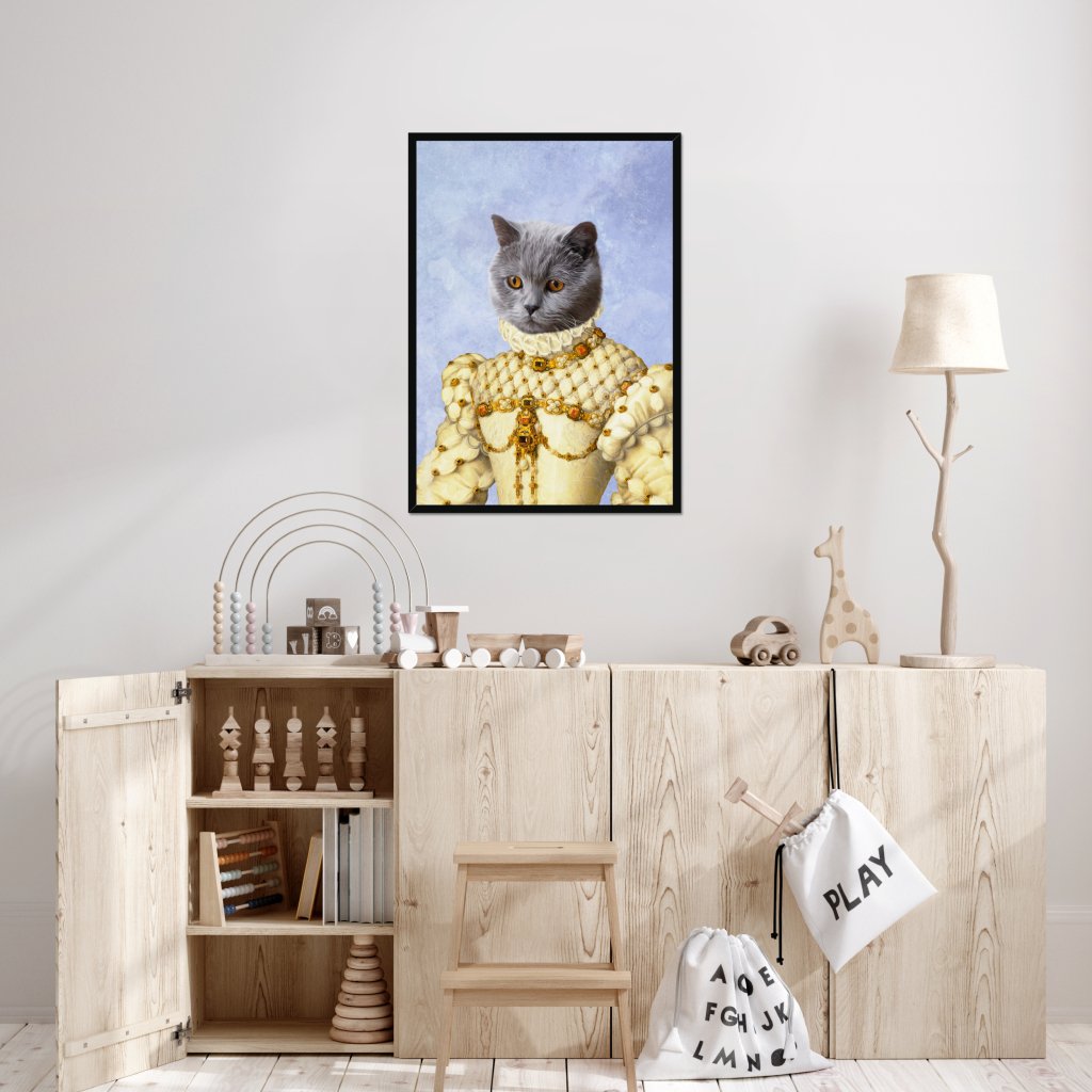 Pet Portraits | The Princess: Custom Pet Portrait | Paw & Glory