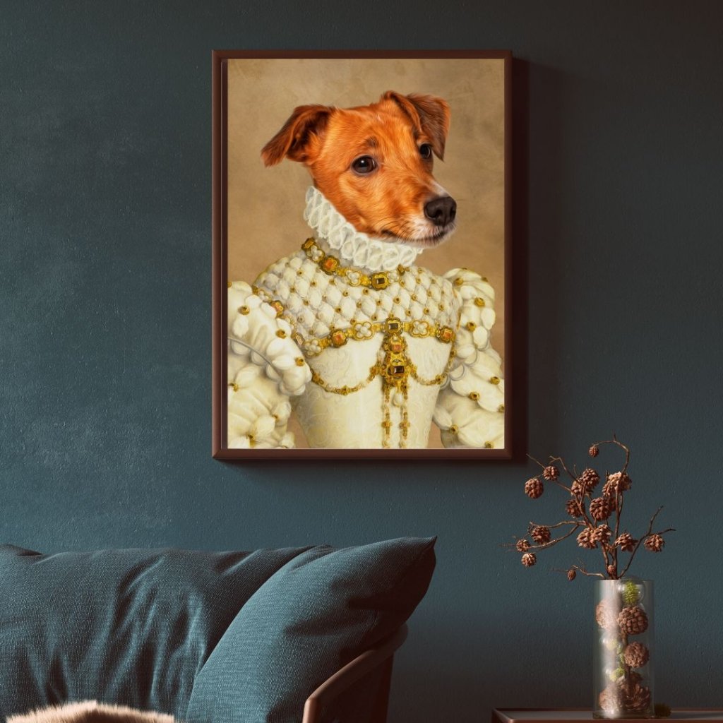Pet Portraits | The Princess: Custom Pet Poster | Paw & Glory