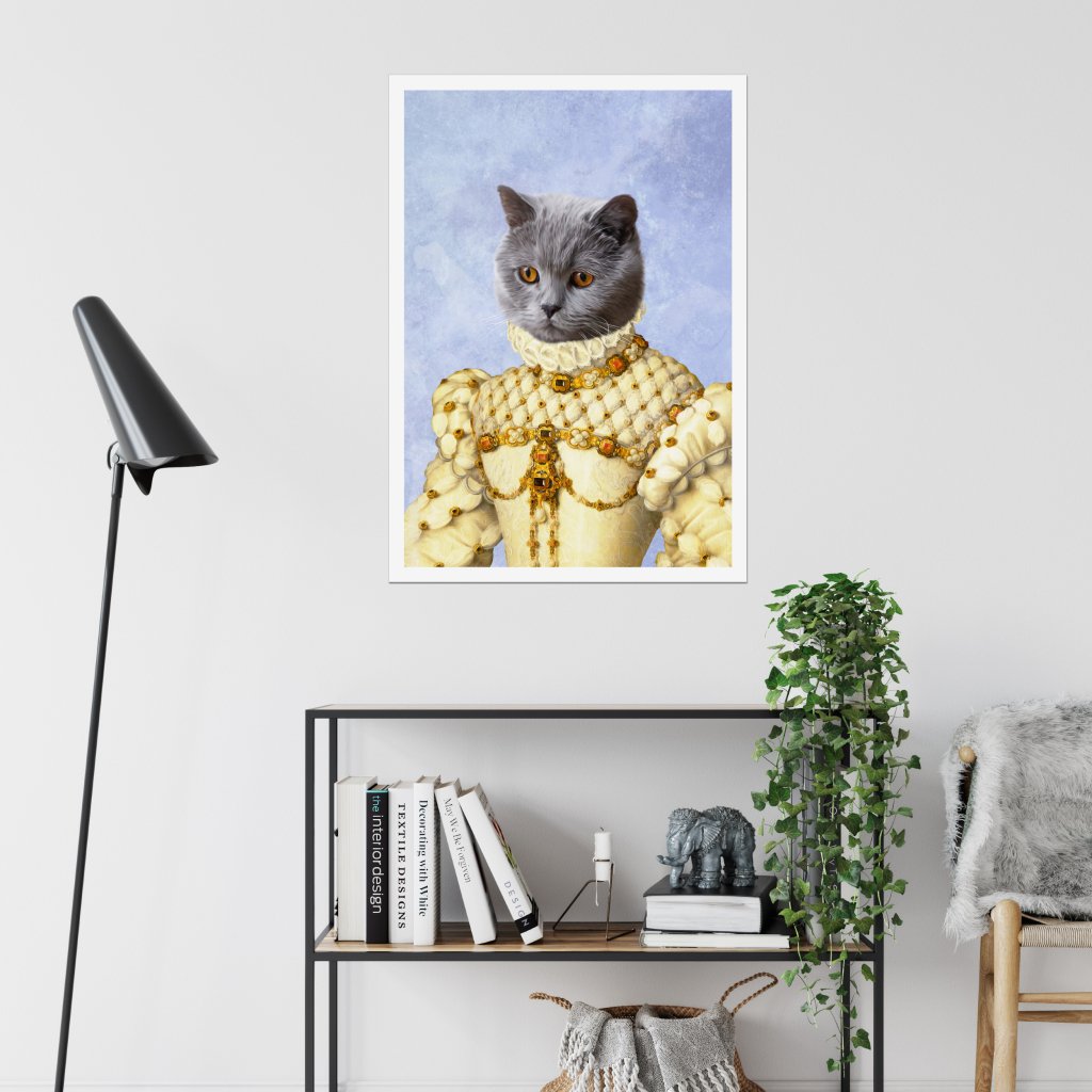 Pet Portraits | The Princess: Custom Pet Poster | Paw & Glory