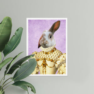 The Princess: Custom Pet Poster - Paw & Glory - Dog Portraits - Pet Portraits