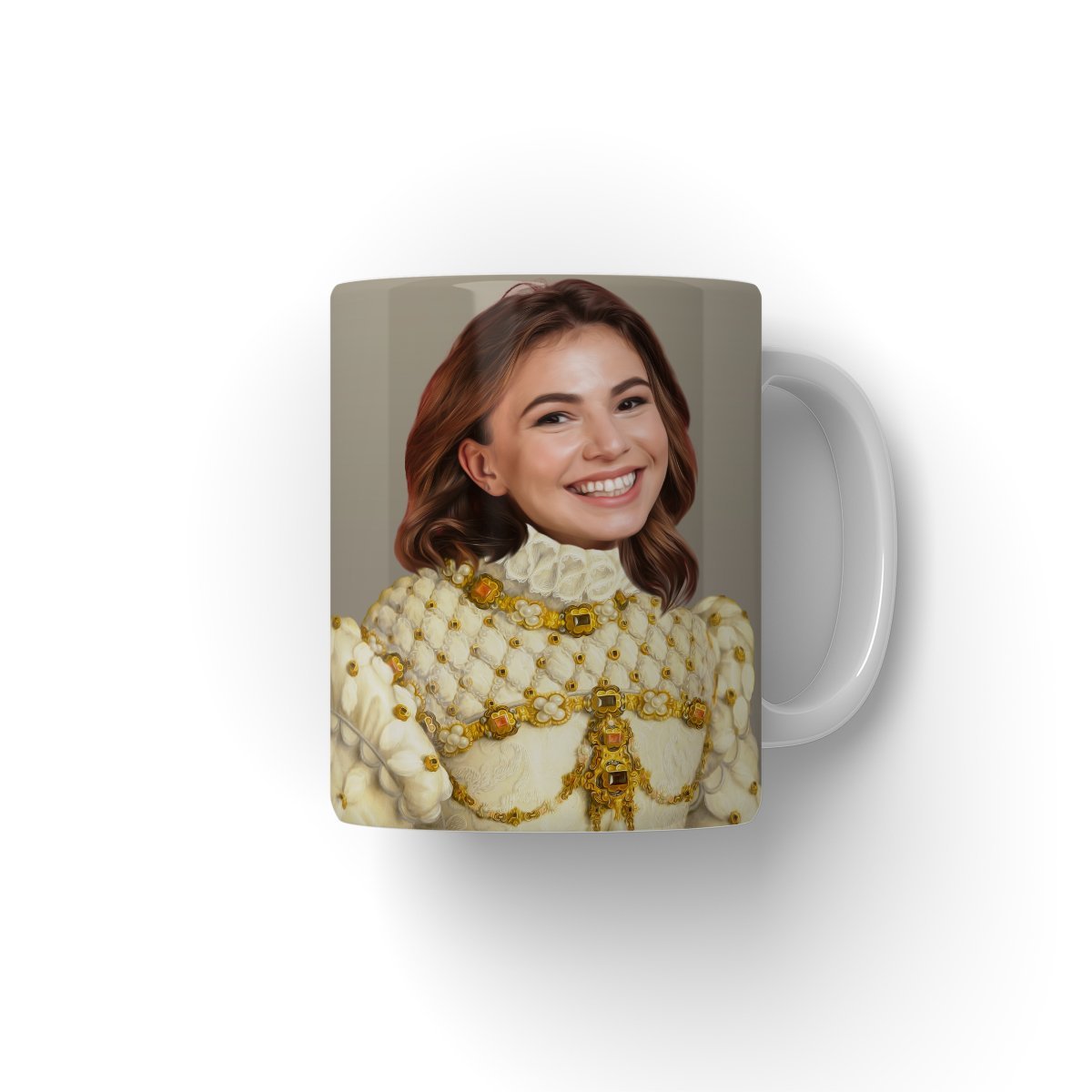 The Princess Female: Custom Hooman Coffee Mug - Paw & Glory - Dog Portraits - Pet Portraits