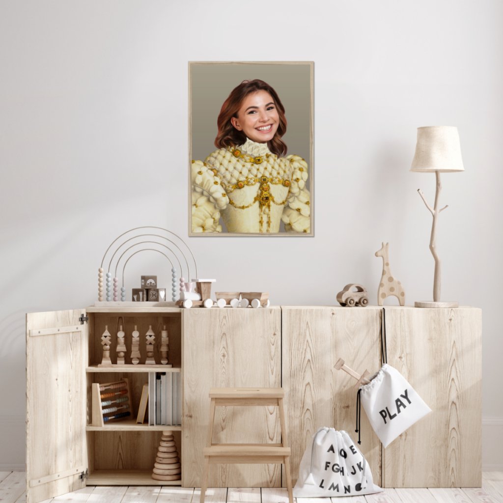 The Princess Female: Custom Hooman Portrait - Paw & Glory - Dog Portraits - Pet Portraits