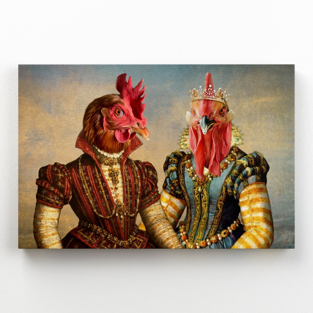 Pet Portraits | The Princesses: Animal Art Canvas | Paw & Glory