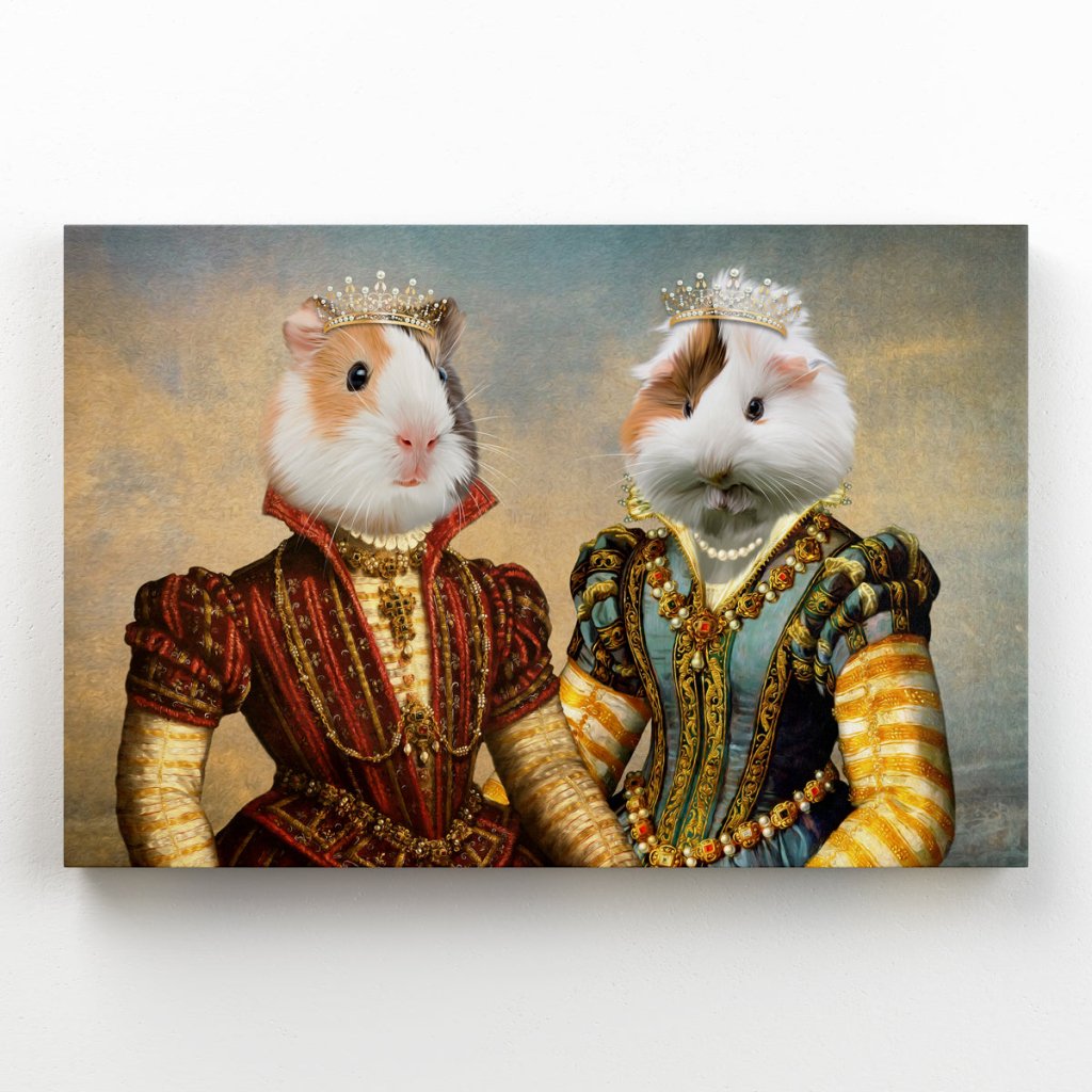 Pet Portraits | The Princesses: Animal Art Canvas | Paw & Glory