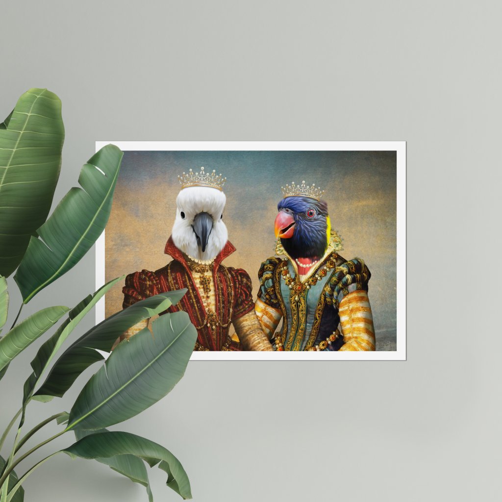 Pet Portraits | The Princesses: Animal Art Poster | Paw & Glory