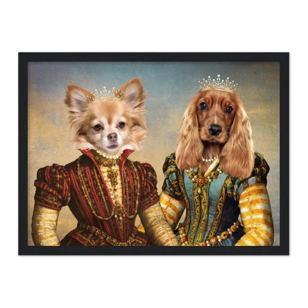 Pet Portraits | The Princesses: Custom Pet Portrait | Paw & Glory